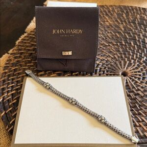 John Hardy Silver and Gold Accented Bracelet